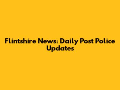 Flintshire News: Daily Post Police Updates