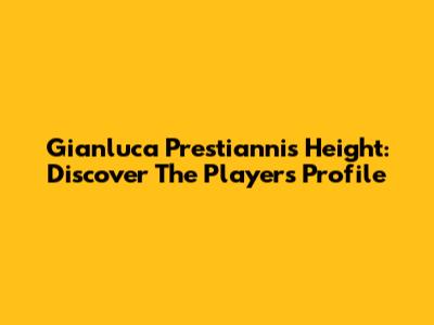 Gianluca Prestianni's Height: Discover The Player's Profile