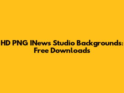 HD PNG INews Studio Backgrounds: Free Downloads