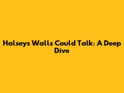 Halsey's 'Walls Could Talk': A Deep Dive