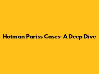 Hotman Paris's Cases: A Deep Dive