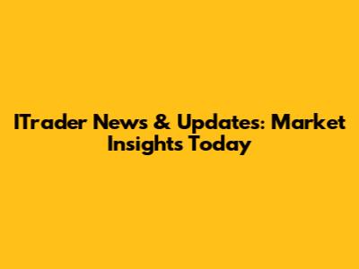 ITrader News & Updates: Market Insights Today