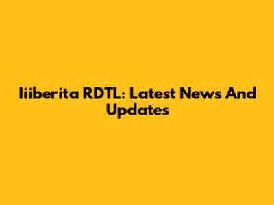 Iiiberita RDTL: Latest News And Updates
