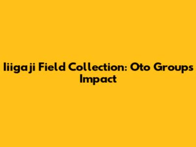 Iiigaji Field Collection: Oto Group's Impact