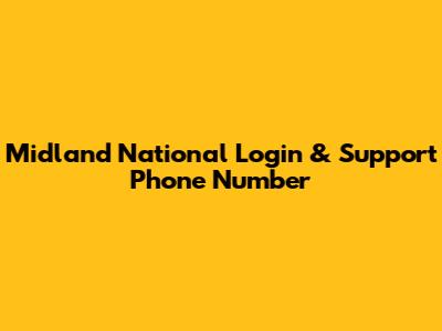 Midland National Login & Support Phone Number