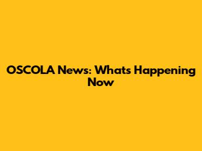 OSCOLA News: What's Happening Now