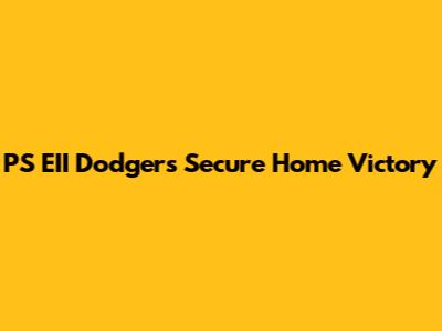 PS EII Dodgers Secure Home Victory