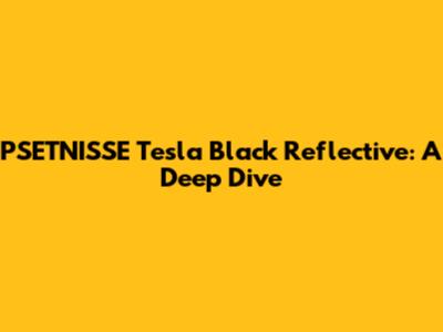 PSETNISSE Tesla Black Reflective: A Deep Dive