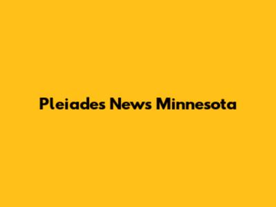 Pleiades News Minnesota