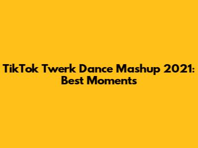 TikTok Twerk Dance Mashup 2021: Best Moments