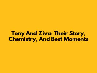 Tony And Ziva: Their Story, Chemistry, And Best Moments